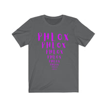 Load image into Gallery viewer, CRAZY COLORS FENNEL PHLOX UNISEX JERSEY SHORT SLEEVE TEE