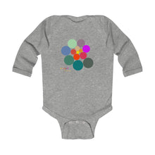 Load image into Gallery viewer, Crazy Colors long sleeve onesie