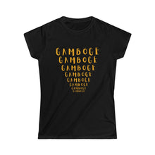 Load image into Gallery viewer, CRAZY COLORS GAMBOGE WOMEN'S SOFTSTYLE TEE