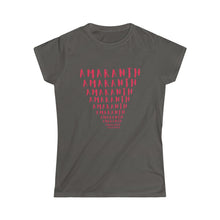 Load image into Gallery viewer, CRAZY COLORS AMARANTH WOMEN'S SOFTSTYLE TEE