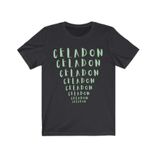 Load image into Gallery viewer, CRAZY COLORS FENNEL CELADON UNISEX JERSEY SHORT SLEEVE TEE