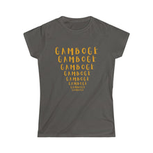 Load image into Gallery viewer, CRAZY COLORS GAMBOGE WOMEN'S SOFTSTYLE TEE