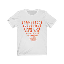 Load image into Gallery viewer, CRAZY COLORS FENNEL COQUELICOT UNISEX JERSEY SHORT SLEEVE TEE