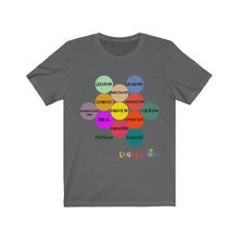 Load image into Gallery viewer, CRAZY COLORS ALL IN ONE HEXAGON COMFY T SHIRT