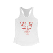 Load image into Gallery viewer, CRAZY COLORS VERMILION WOMEN'S IDEAL RACERBACK TANK