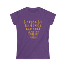 Load image into Gallery viewer, CRAZY COLORS GAMBOGE WOMEN'S SOFTSTYLE TEE
