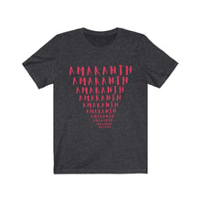 Load image into Gallery viewer, CRAZY COLORS FENNEL AMARANTH UNISEX JERSEY SHORT SLEEVE TEE
