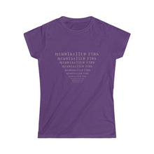 Load image into Gallery viewer, CRAZY COLORS MOUNTBATTEN PINK WOMEN'S SOFTSTYLE TEE