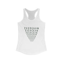 Load image into Gallery viewer, CRAZY COLORS FELDGRAU WOMEN'S IDEAL RACERBACK TANK