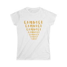 Load image into Gallery viewer, CRAZY COLORS GAMBOGE WOMEN'S SOFTSTYLE TEE