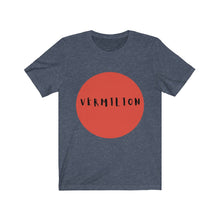Load image into Gallery viewer, CRAZY COLORS VERMILION UNISEX T SHIRT