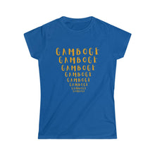 Load image into Gallery viewer, CRAZY COLORS GAMBOGE WOMEN'S SOFTSTYLE TEE