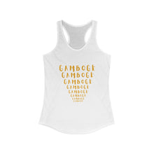 Load image into Gallery viewer, CRAZY COLORS GAMBOGE WOMEN'S IDEAL RACERBACK TANK