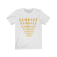 Load image into Gallery viewer, CRAZY COLORS FENNEL GAMBOGE UNISEX JERSEY SHORT SLEEVE TEE