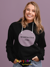 Load image into Gallery viewer, CRAZY COLORS MOUNTBATTEN PINK UNISEX HOODED SWEATSHIRT
