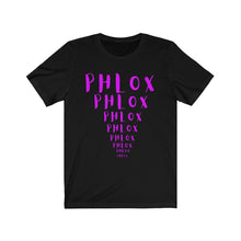 Load image into Gallery viewer, CRAZY COLORS FENNEL PHLOX UNISEX JERSEY SHORT SLEEVE TEE