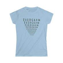 Load image into Gallery viewer, CRAZY COLORS FELDGRAU WOMEN'S SOFTSTYLE TEE