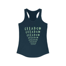 Load image into Gallery viewer, CRAZY COLORS CELADON WOMEN'S IDEAL RACERBACK TANK