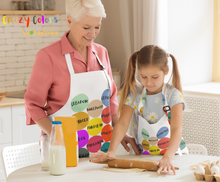 Load image into Gallery viewer, CRAZY COLORS ALL IN ONE APRON HEXAGON