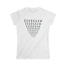 Load image into Gallery viewer, CRAZY COLORS FELDGRAU WOMEN'S SOFTSTYLE TEE