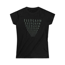 Load image into Gallery viewer, CRAZY COLORS FELDGRAU WOMEN'S SOFTSTYLE TEE