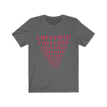 Load image into Gallery viewer, CRAZY COLORS FENNEL AMARANTH UNISEX JERSEY SHORT SLEEVE TEE