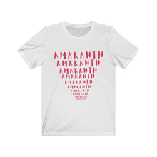 Load image into Gallery viewer, CRAZY COLORS FENNEL AMARANTH UNISEX JERSEY SHORT SLEEVE TEE