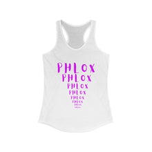 Load image into Gallery viewer, CRAZY COLORS PHLOX WOMEN'S IDEAL RACERBACK TANK