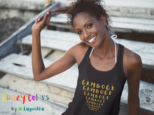 Load image into Gallery viewer, CRAZY COLORS GAMBOGE WOMEN'S IDEAL RACERBACK TANK