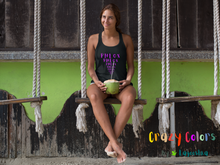 Load image into Gallery viewer, CRAZY COLORS PHLOX WOMEN'S IDEAL RACERBACK TANK