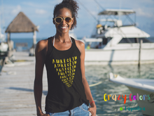 Load image into Gallery viewer, CRAZY COLORS AUREOLIN WOMEN'S IDEAL RACERBACK TANK