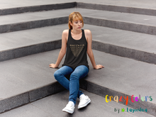 Load image into Gallery viewer, CRAZY COLORS BURLYWOOD WOMEN'S IDEAL RACERBACK TANK