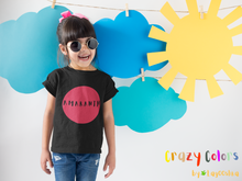 Load image into Gallery viewer, CRAZY COLORS AMARANTH KIDS T SHIRT