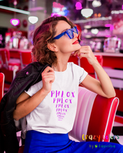 Load image into Gallery viewer, CRAZY COLORS PHLOX WOMEN'S SOFTSTYLE TEE
