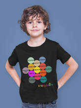 Load image into Gallery viewer, CRAZY COLORS ALL IN ONE KIDS T SHIRT HEXAGON