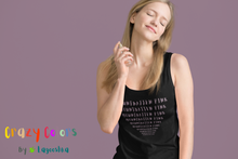 Load image into Gallery viewer, CRAZY COLORS MOUNTBATTEN PINK Women's Ideal Racerback Tank