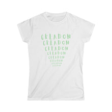 Load image into Gallery viewer, CRAZY COLORS CELADON WOMEN&#39;S SOFTSTYLE TEE
