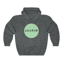 Load image into Gallery viewer, CRAZY COLORS CELADON UNISEX HOODED SWEATSHIRT
