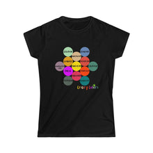 Load image into Gallery viewer, CRAZY COLORS ALL IN ONE WOMEN&#39;S SOFTSTYLE TEE
