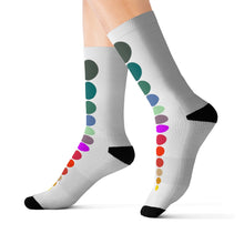 Load image into Gallery viewer, Crazy Colors Sublimation Socks
