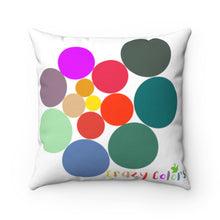 Load image into Gallery viewer, CRAZY COLORS CUTE SQUARE PILLOW ALL IN ONE SPIRAL
