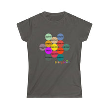 Load image into Gallery viewer, CRAZY COLORS ALL IN ONE WOMEN&#39;S SOFTSTYLE TEE
