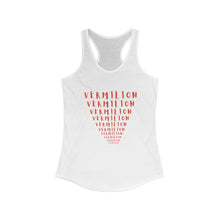 Load image into Gallery viewer, CRAZY COLORS VERMILION WOMEN&#39;S IDEAL RACERBACK TANK
