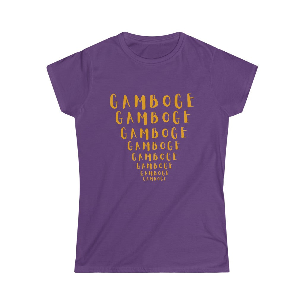 CRAZY COLORS GAMBOGE WOMEN'S SOFTSTYLE TEE