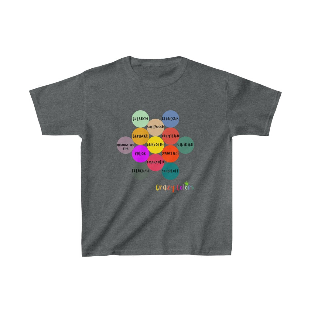 CRAZY COLORS ALL IN ONE KIDS T SHIRT HEXAGON