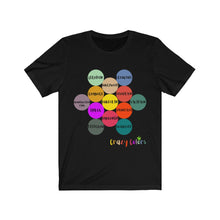 Load image into Gallery viewer, CRAZY COLORS ALL IN ONE HEXAGON COMFY T SHIRT
