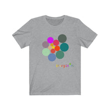 Load image into Gallery viewer, CRAZY COLORS ALL IN ONE SPIRAL UNISEX JERSEY T SHIRT
