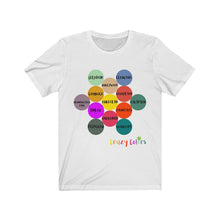 Load image into Gallery viewer, CRAZY COLORS ALL IN ONE HEXAGON UNISEX T SHIRT
