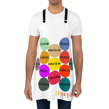 Load image into Gallery viewer, CRAZY COLORS ALL IN ONE APRON HEXAGON
