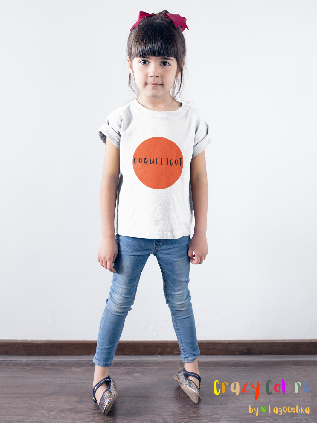 CRAZY COLORS COQUELICOT KIDS T SHIRT